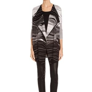 St. John waterfall abstract brushstroke cardigan